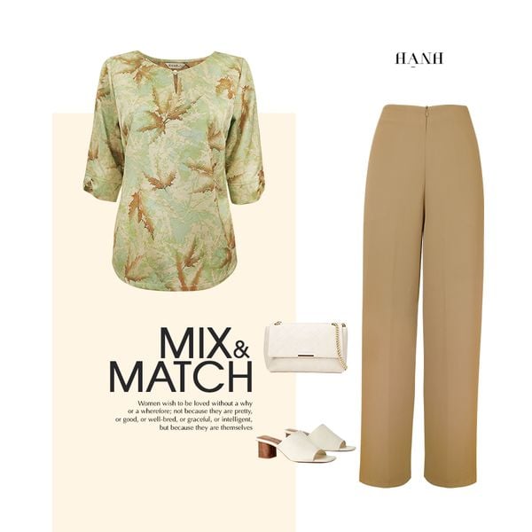 Hạnh Quần dài ống rộng, thun phía sau 0804/5.123 - Ảnh 2