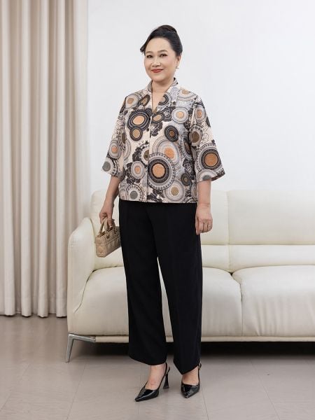 Hạnh Quần dài ống rộng, thun phía sau 0804/5.134